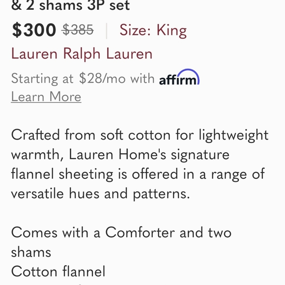 Ralph Lauren Bedding Ralph Lauren Comforter Set Poshmark